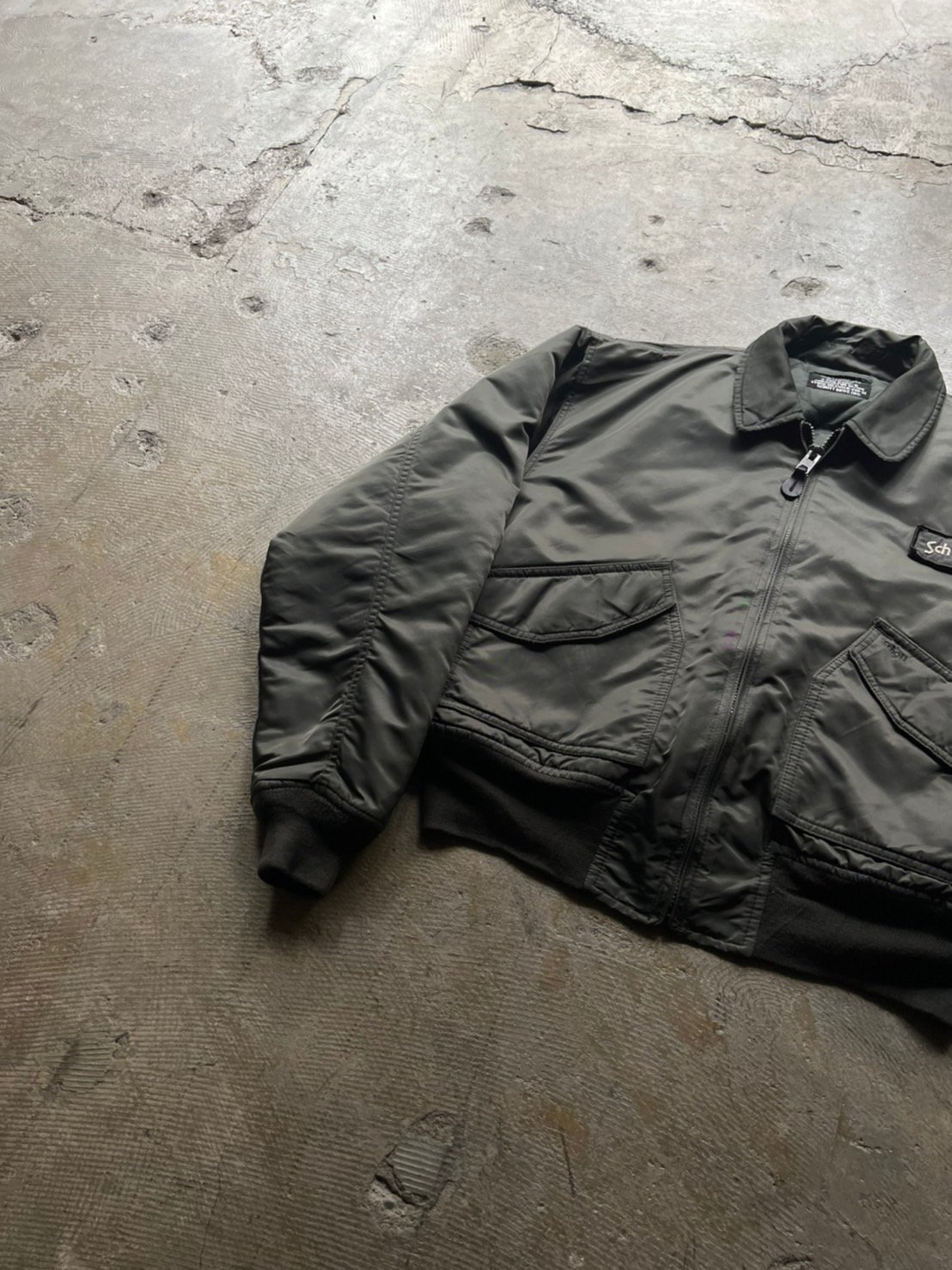 90s schott フライトジャケット CWU-R ブラック 90s Schott CWU-R flight jacket | sui & shara