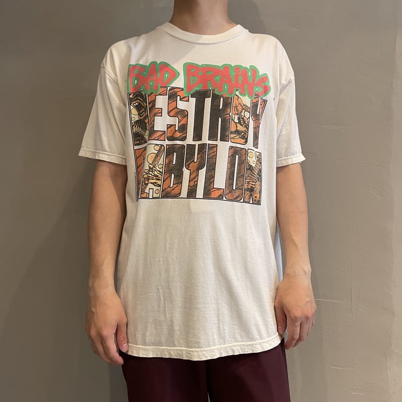 ミュージシャン BADBRAINS t-shirts 90&#39;s Limited1000 Amazon.com: Yellow Bad Brains Rock Punk Official Tee T-Shirt