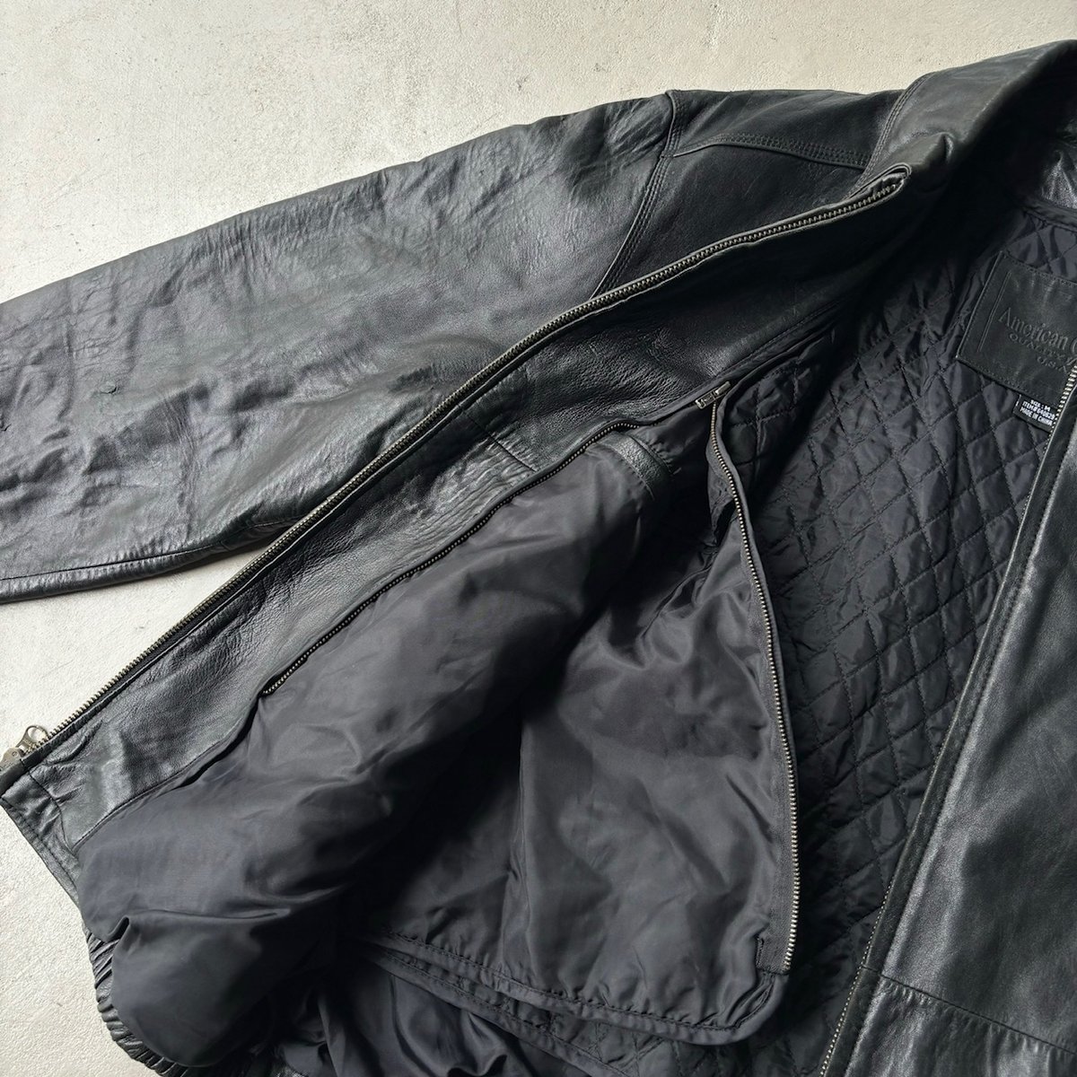 90s American classics leather jacket | sui & shara