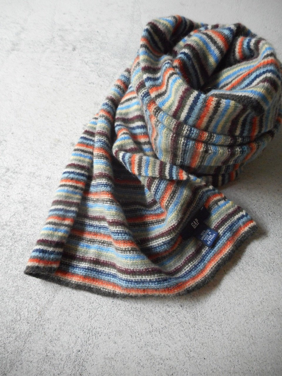 ワンアパ / mohair mulch border muffler 90's Gap mulch boarder muffler | sui & shara