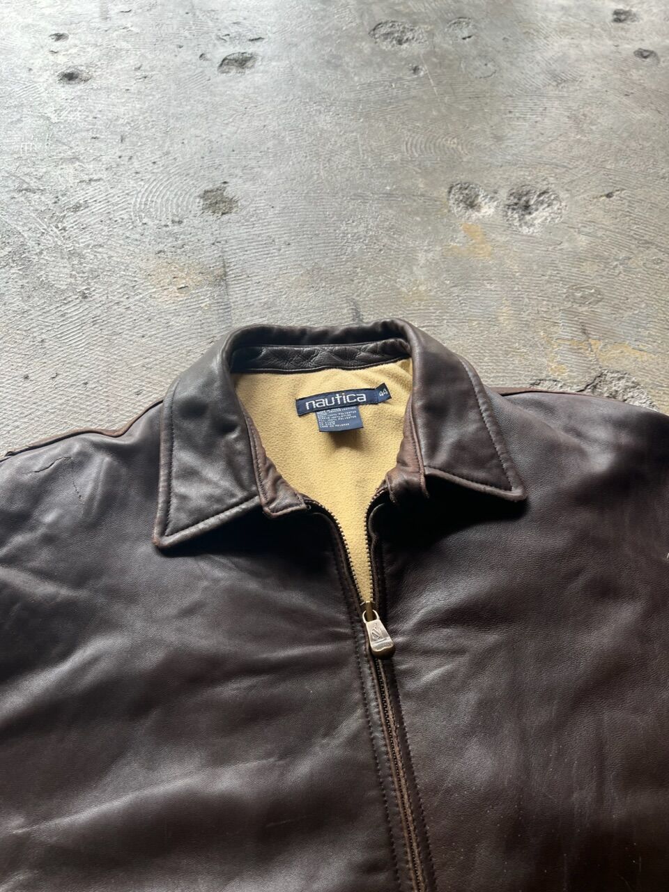 90s “nautica” leather jacket 90s “nautica” leather jacket
