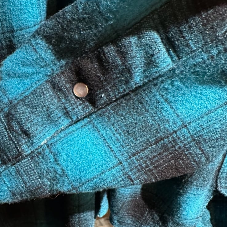 70s pendleton western ombre check shirt | sui &