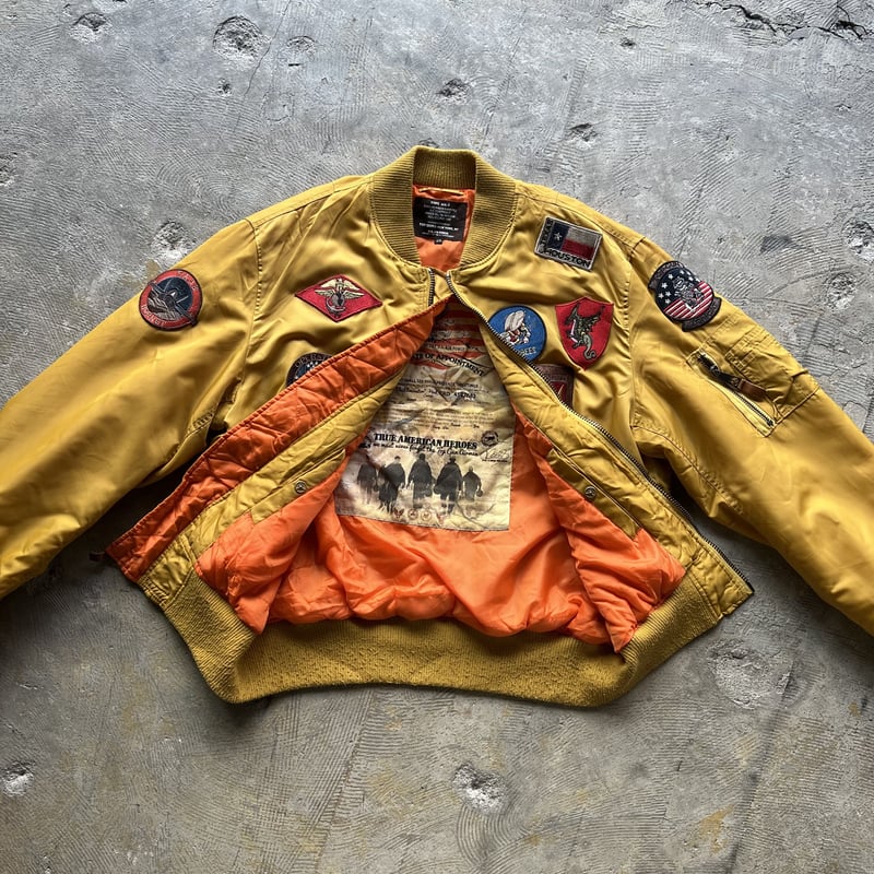 【定価5.5万円】TOP GUN ボンバージャケット MA-1 極美品 コラボ【ALPHA INDUSTRIES】トップガン MA-1ボンバージャケット