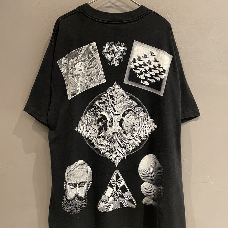 90s M.C.Escher mulch print art tee | sui & shara
