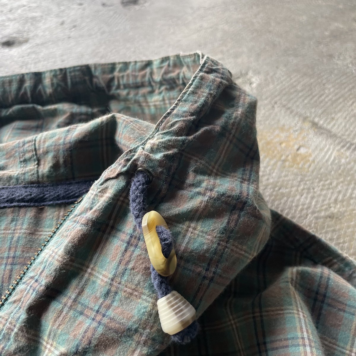 90s Eddie bauer check pattern cotton anorak par 90s Eddie bauer check pattern cotton anorak par