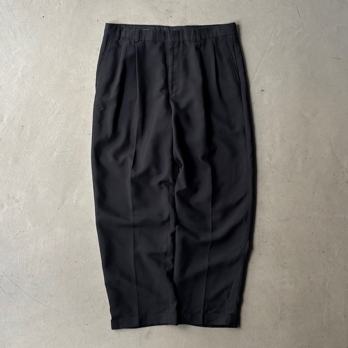パンツ 90s matinique EURO 2tuck black slacks 90s matinique EURO 2tuck black slacks | スラックス