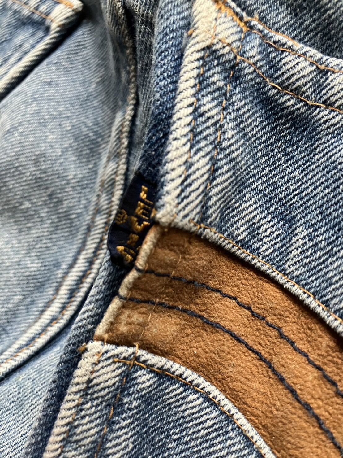 【レディース】70s Levi's デニムジャケット BARNSTORMERS Levi's LEVI'S リーバイス 90S 1st 71506XX ブルー ビッグE均等V