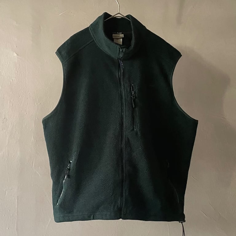 90s L.L.Bean fleece vest｜エルエルビーン