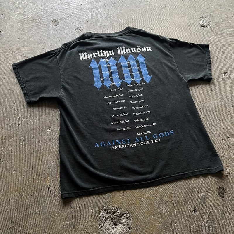 2004 MARILYN MANSON バンド Tシャツ df1e8f0a13fb95d62ba3d666c3a364