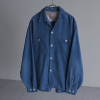 50’s~ Essley corduroy open collar shirt