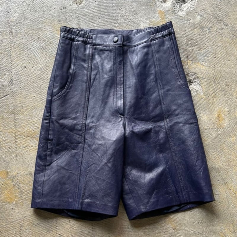 90s leather shorts | sui & shara
