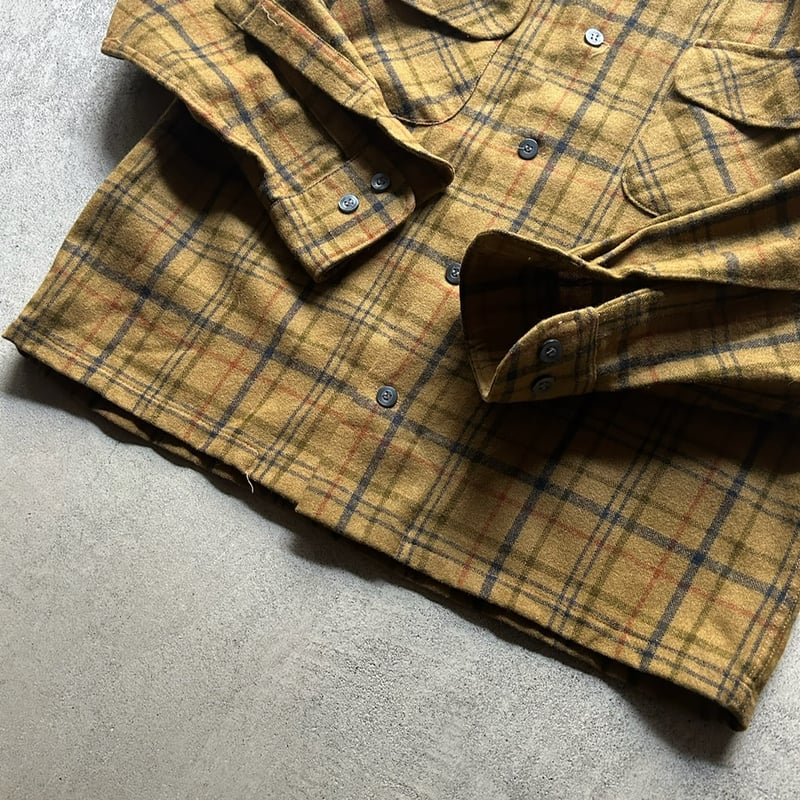 60s〜 Val mark wool plaid shirt | sui & shara