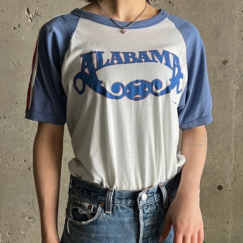 80sラグランTシャツALABAMAバンド84 80sラグランTシャツALABAMAバンド84