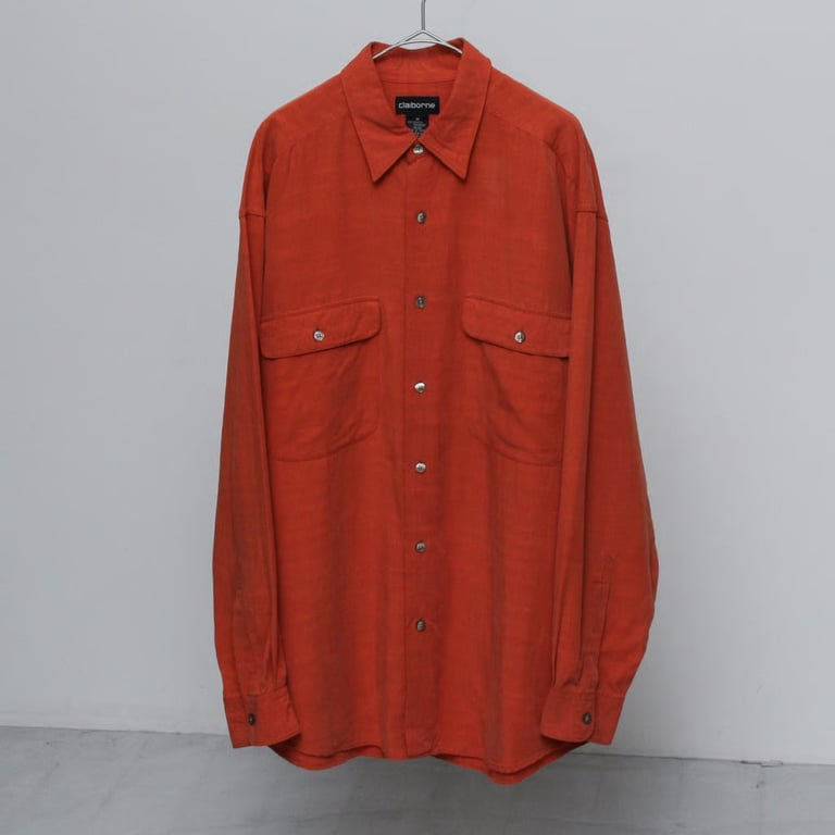 90s~ claiborne rayon shirt｜クレイボーン