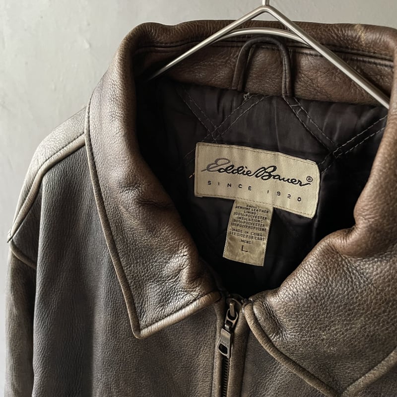 90s〜 Eddie bauer leather jacket | sui & shara 90s〜 Eddie bauer leather jacket | sui & shara