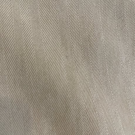 “BARACUTA” silk 2tuck slacks