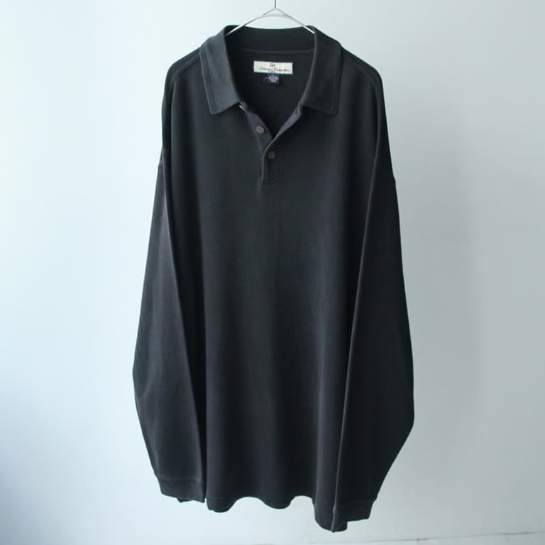 90s~ Tommy bahama silk/cotton half button knit shirt｜トミーバハマ