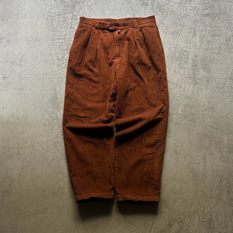 90年代 タックパンツ（90s 2tuck Corduroy pants）