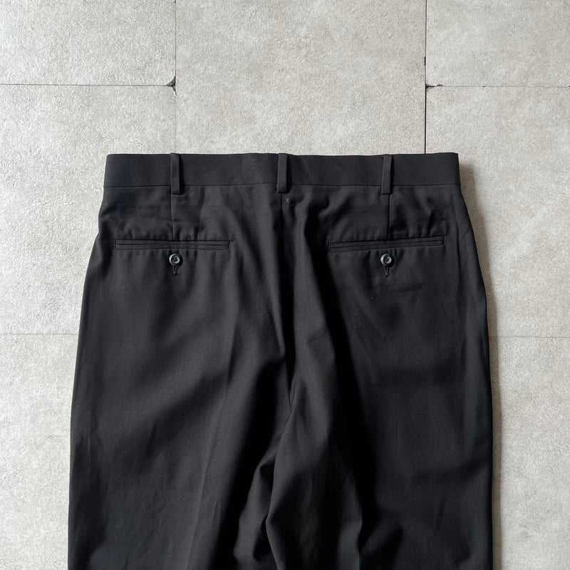 00's【perry ellis】2タック　スラックス　黒 00's【perry ellis】2タック スラックス 黒