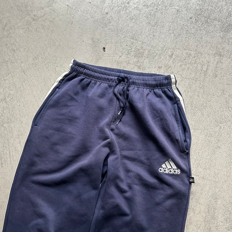 adidas 90s パンツ 90s adidasアディダス トレフォイル ロゴ刺繍 トラックパンツ 黒
