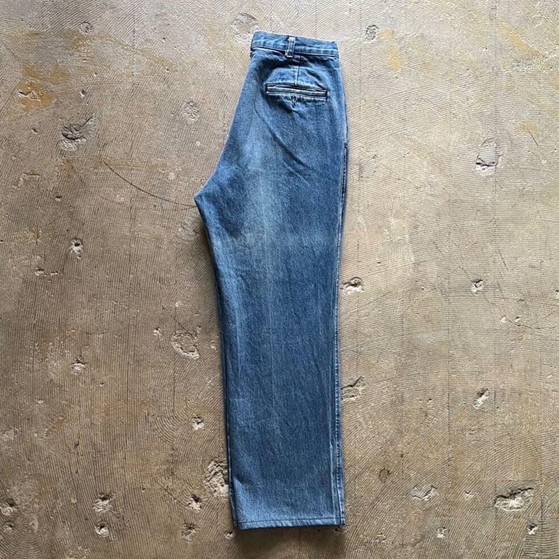 80s Ralph Lauren 2tuck denim slacks Made in USA 80s Ralph Lauren 2tuck denim slacks Made in USA