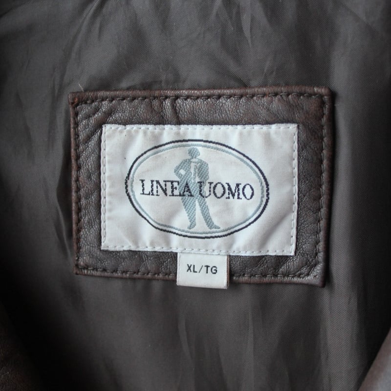 90s LINEA UOMO leather car coat | sui & shara