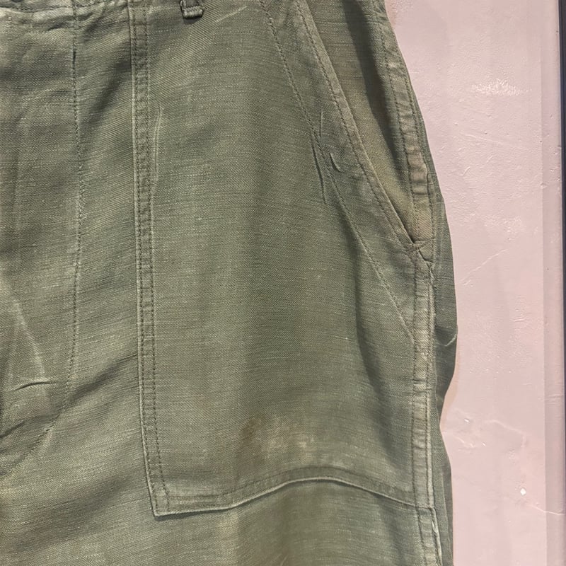 US ARMY ベイカーパンツ　60s 70s US.ARMY◇60-70s/ベイカーパンツ/Generalジップ/--/--/KHK