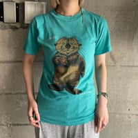 ~90s sea world "O.P Otter" print tee