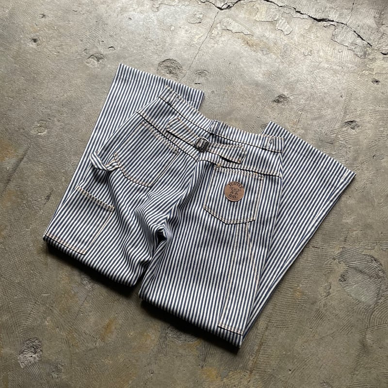 70's Turtle bax stripe painter flare pants | su 70's Turtle bax stripe painter flare pants | su