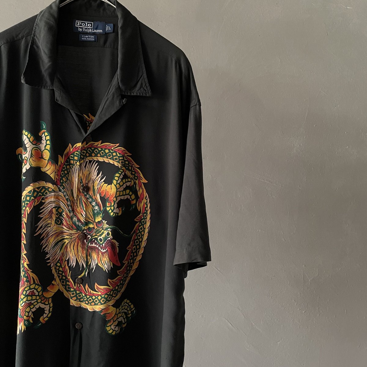 90s Ralph lauren rayon shirt ”Dragon” | sui & 90s Ralph lauren rayon shirt ”Dragon” | sui &