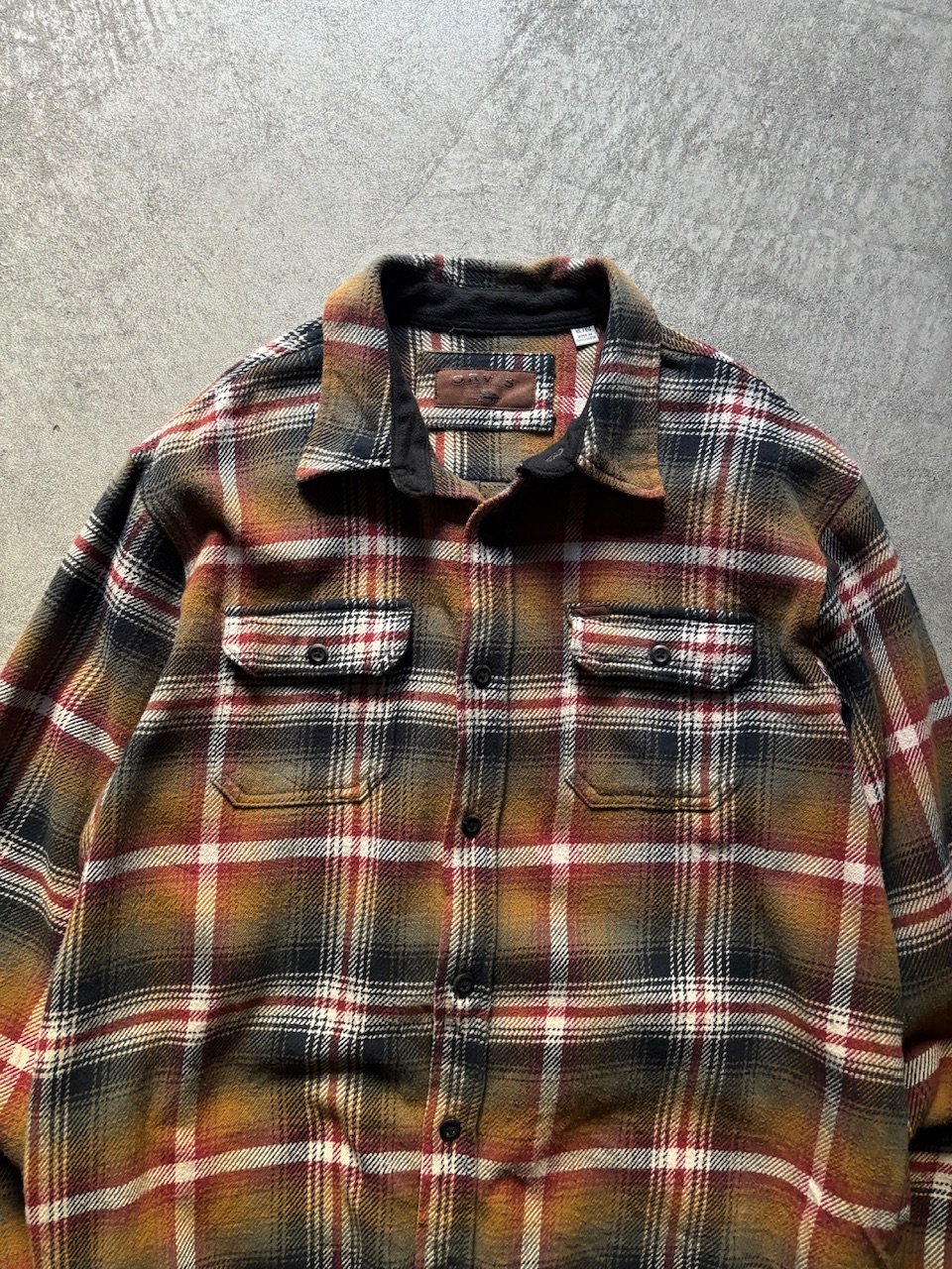Orvis cotton pocket heavy flannel shirt | sui &