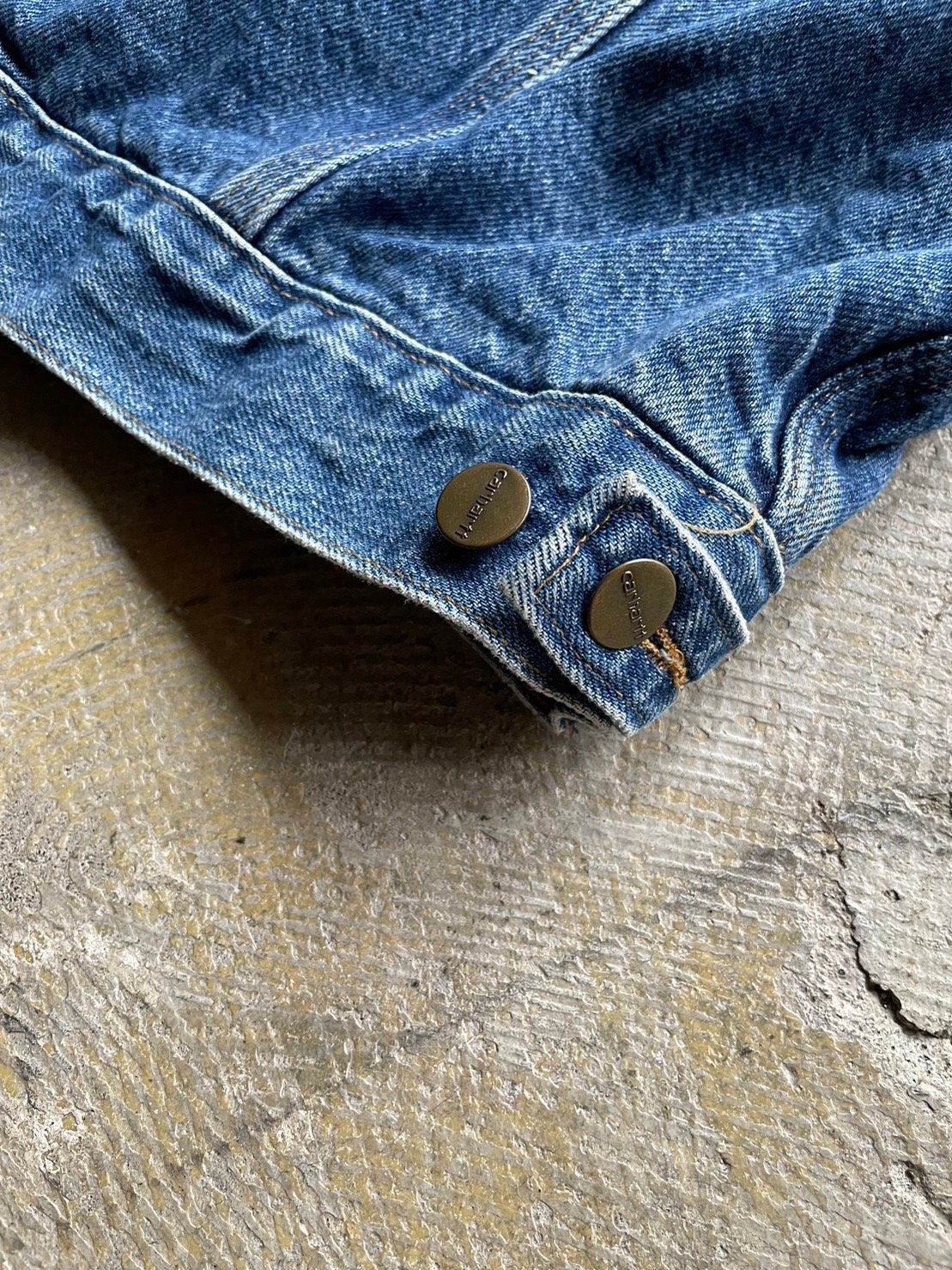 90s Carhartt trucker type denim jacket | sui & 90s Carhartt trucker type denim jacket | sui &