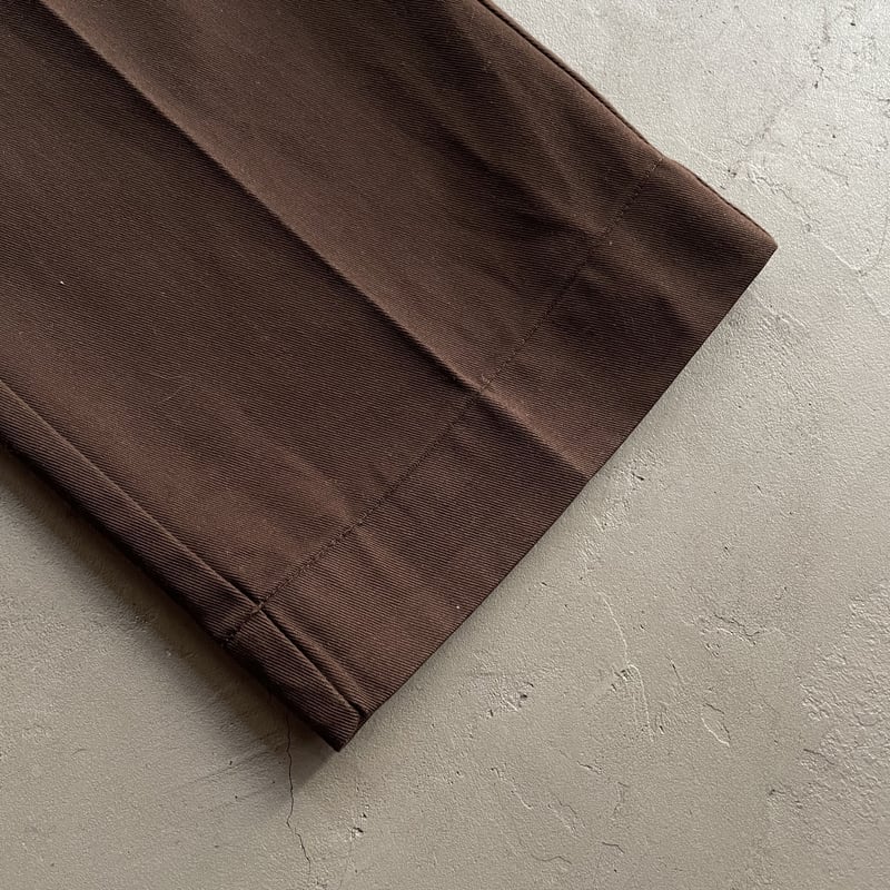 da！ディッキーズ874USA製70s 70s Dickies 874 work pants made in USA ''brown'