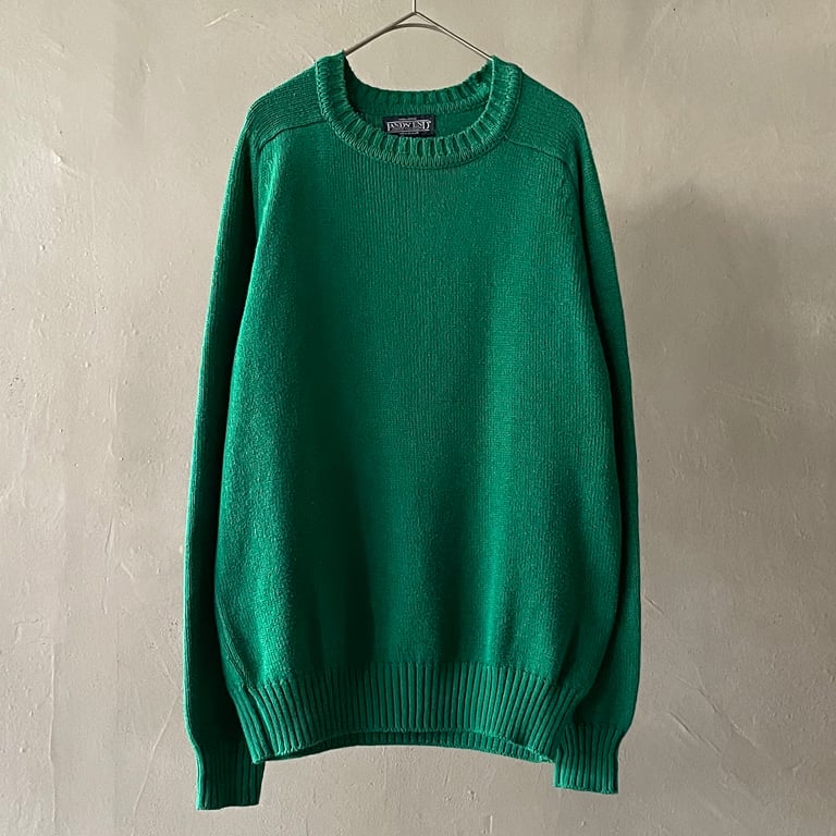 80s~ Lands’end  cotton drifter sweater