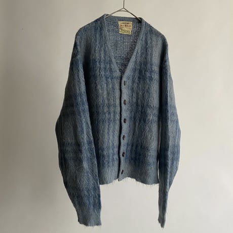 60s Arrow mohair knit cardigan