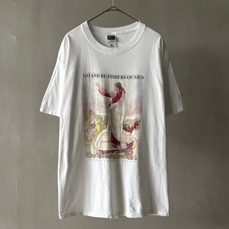 00s Jesus print tee