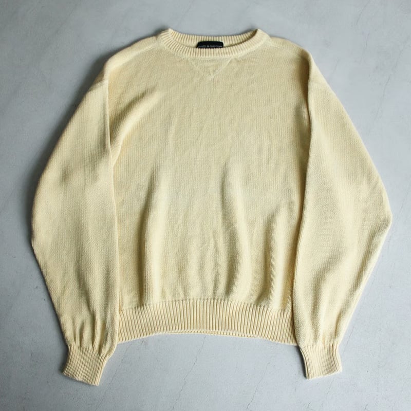 90s~ Croft & barrow cotton knit sweater | sui &