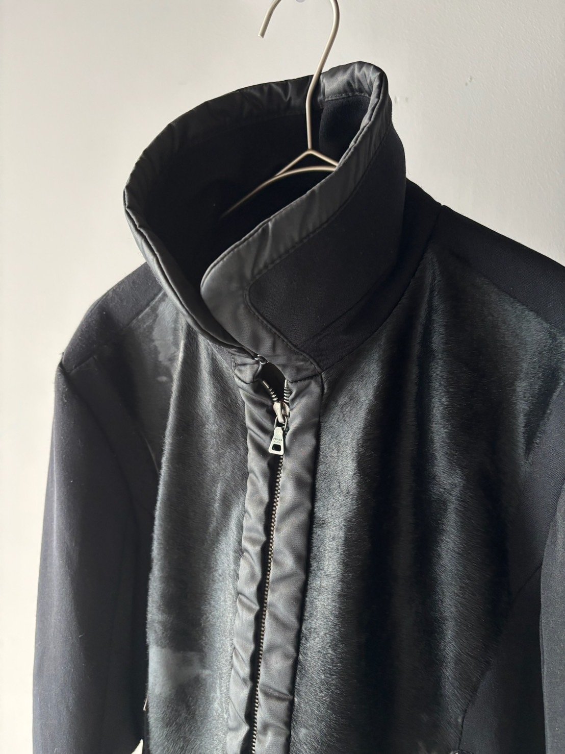 PRADA◆スタンドカラージップアップジャケット PRADA switching design zip up jacket | sui & shara