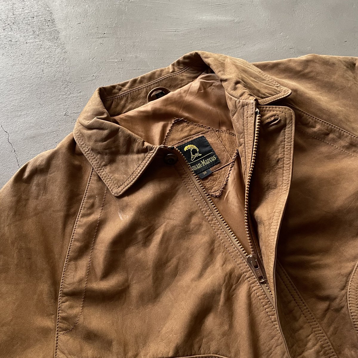 Neiman marcus nubuck leather jacket | sui & shara