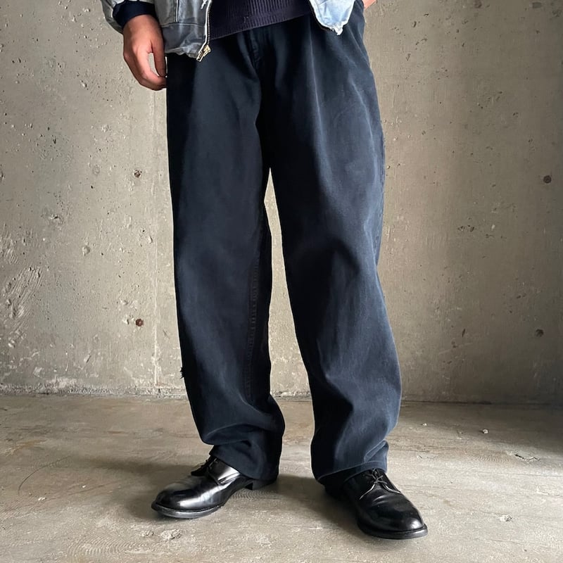 LEVI'S SILVER TAB BAGGY BLACK W29 2018年製 POST JUNK / 90's LEVI'S SILVER TAB Black Denim Baggy Pants