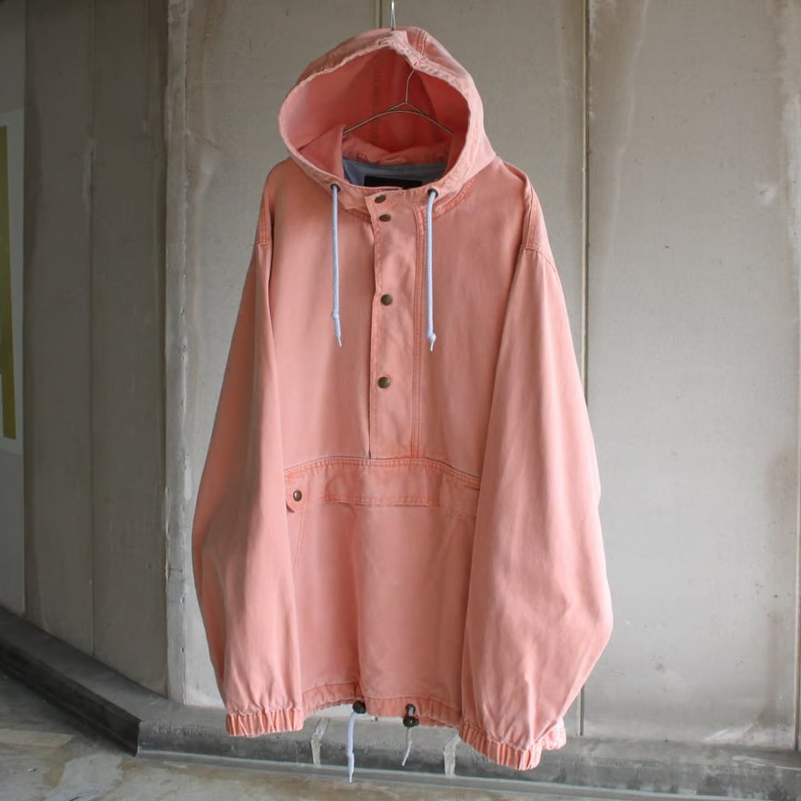 【80s黒タグ】Eddie Bauer コットンアノラック ベージュ カナダ製 fit=scale-down,w=1200