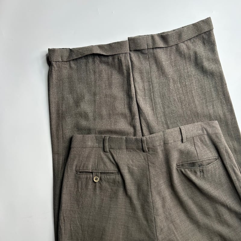 90's Polo Ralph Lauren 2tuck wool slacks | sui