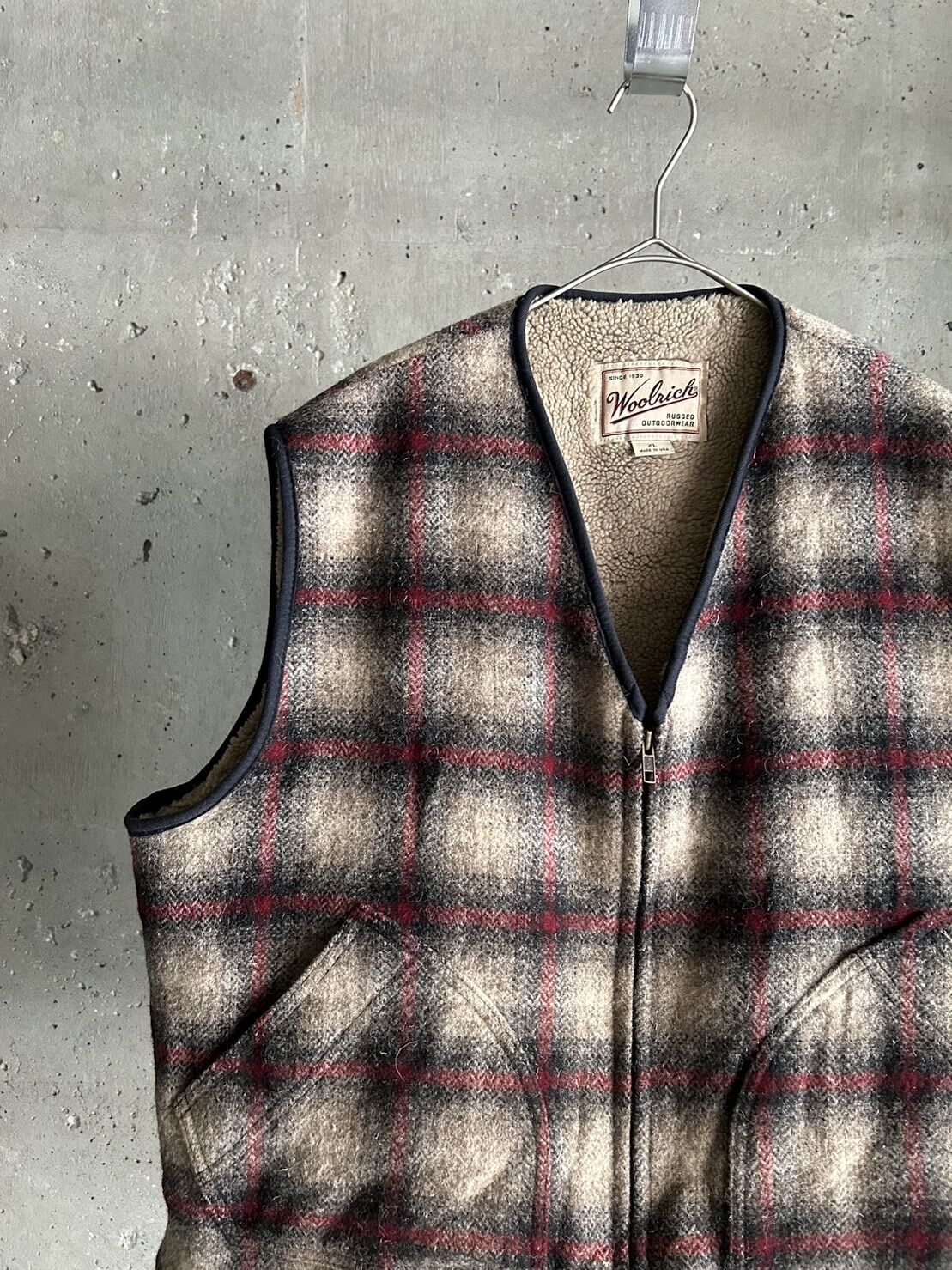 90s WOOLRICH ombre check vest | sui & shara 90s WOOLRICH ombre check vest | sui & shara