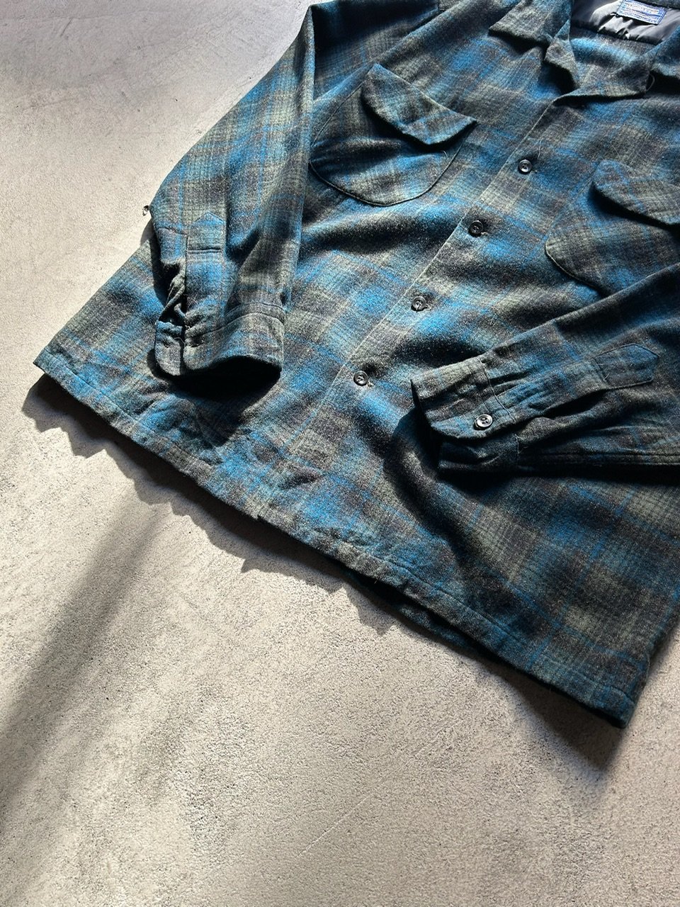 50s Pendleton plaid wool board shirt | sui & shara