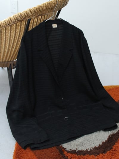 90年代 テーラードジャケット（90s Stripe design tailored jacket）