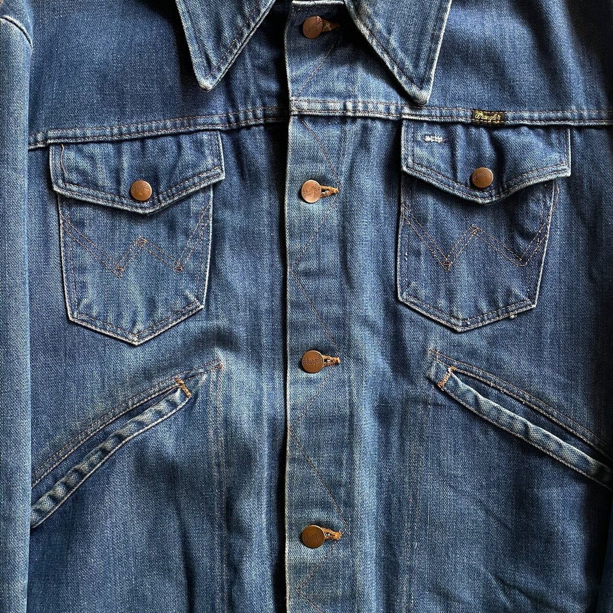 70s WRANGLER ラングラージャパン 126MJ デニム ジージャン 70s Wrangler 126MJ デニムジャケット ラングラー Size 44 USA製