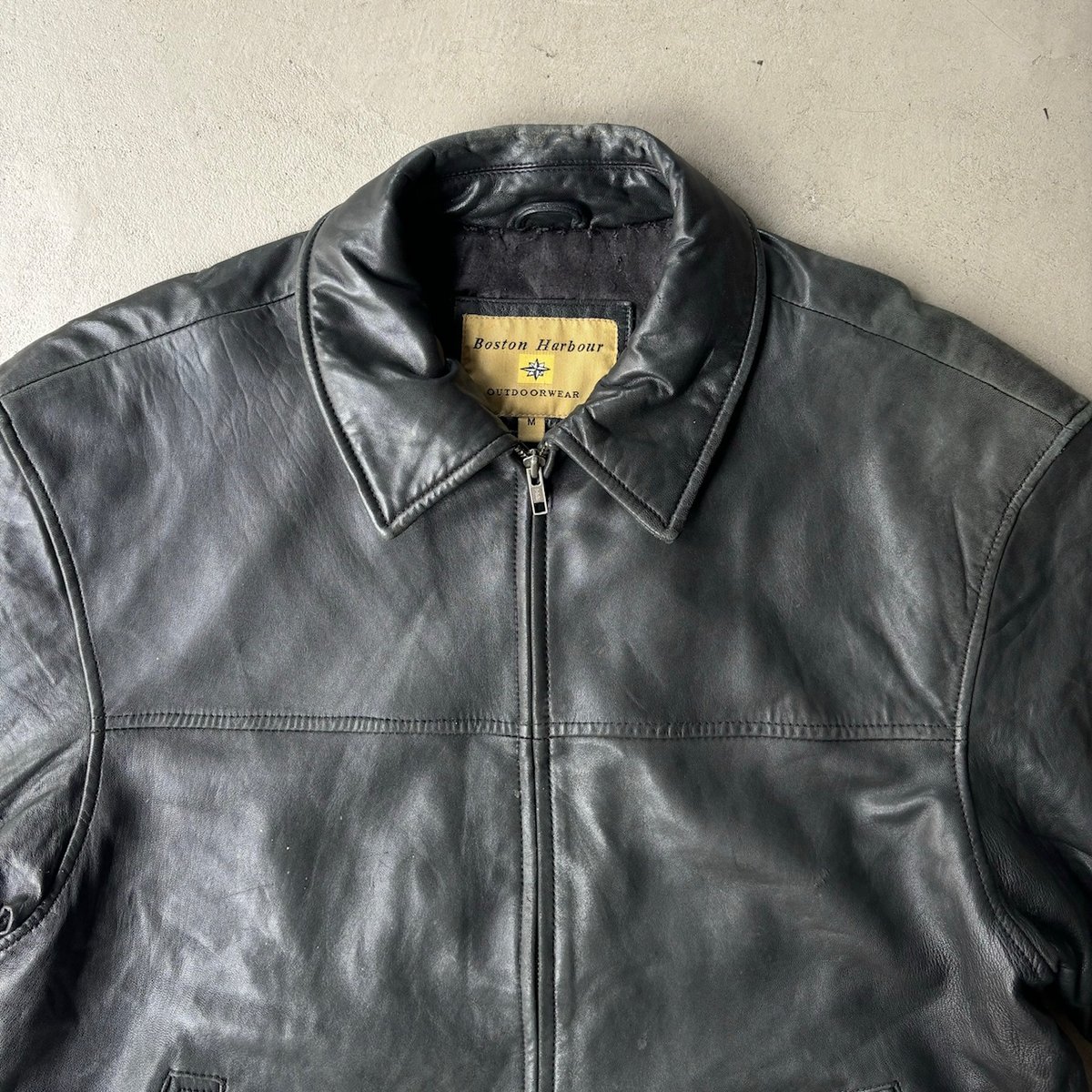 Boston harbour leather jacket | sui & shara