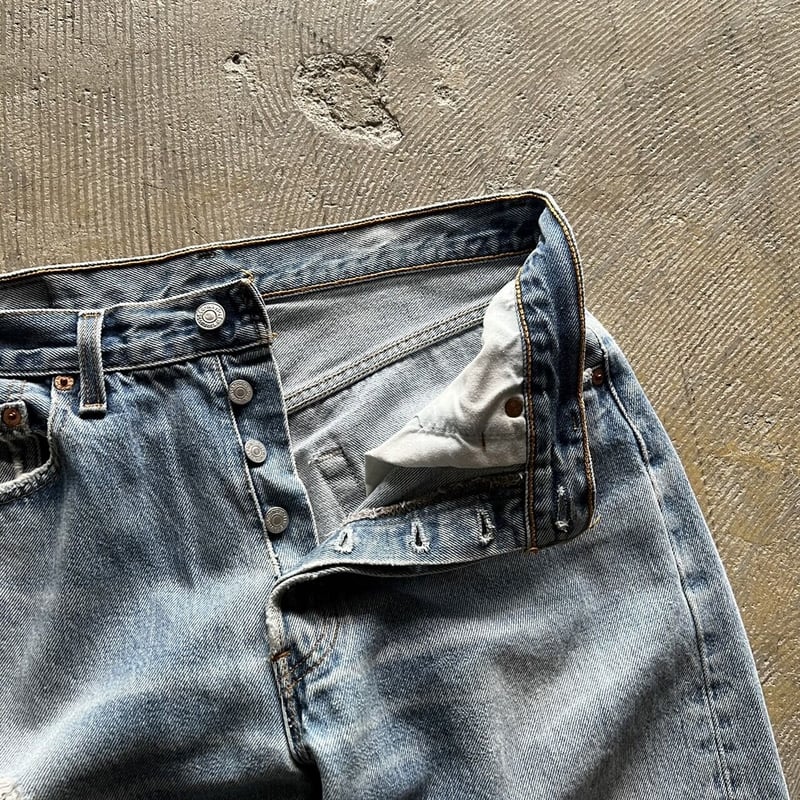 LEVI'S 501xxc デニム made in USA Levi's リーバイス 90s VINTAGE 501XX USA製 ボタン裏501 不均等