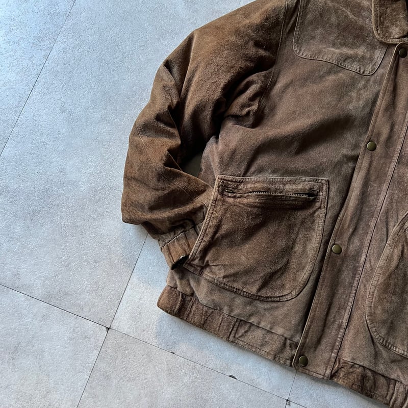 80s Eddie Bauer liner down suede jacket | sui & 80s Eddie Bauer liner down suede jacket | sui &