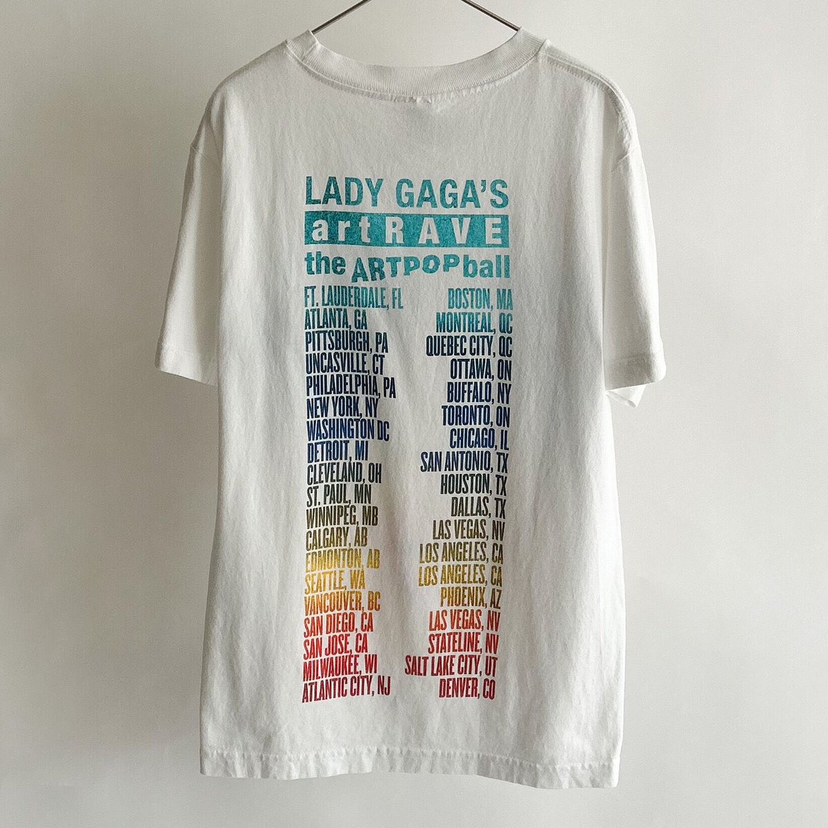 Lady Gaga artRAVE the ARTPOP ball tシャツ Lady gaga artRAVE the ARTPOP ball tour print T-
